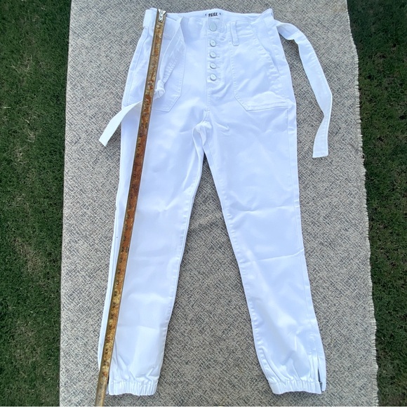 NWOT Paige Mayslie Belted Denim Jogger Pants size 26 2 - Picture 3 of 14